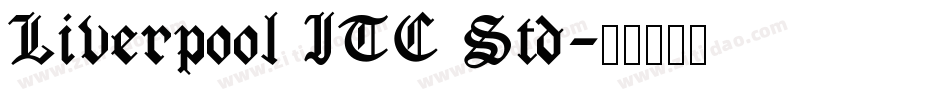 Liverpool ITC Std字体转换